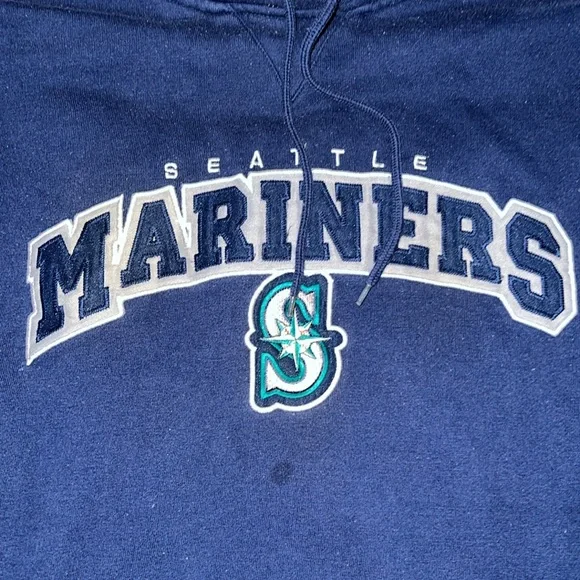 90s Vintage Seattle Mariners baseball Lee sport hoodie oversized Sweatshirts & Hoodies